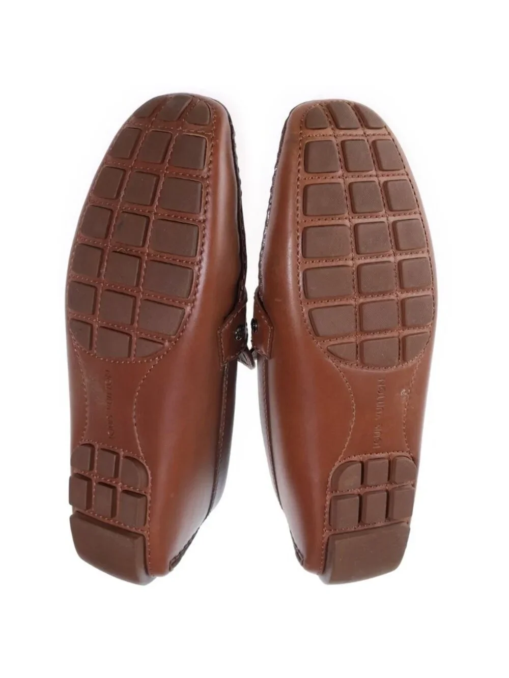Louis Vuitton Monte Carlo Line Driving Shoes Slip-on Leather